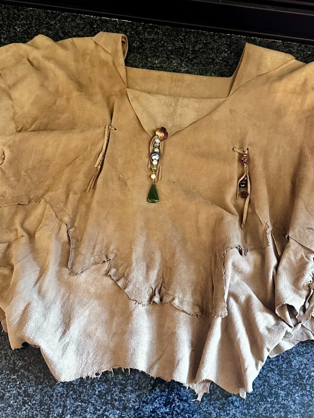 Faux Suede Top